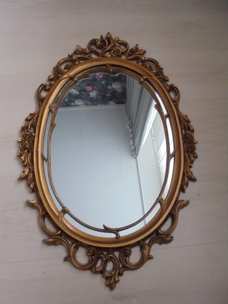 Barok  spiegel Syroco U.S.A 1967, Huis en Inrichting, Woonaccessoires | Spiegels, Minder dan 50 cm, Ophalen of Verzenden, Zo goed als nieuw
