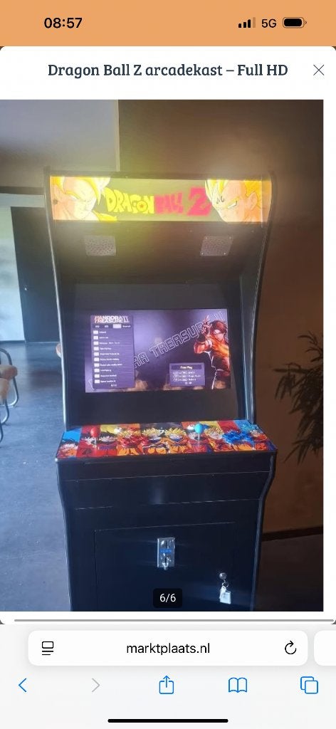 Arcadekast, Spelcomputers en Games, Ophalen, 2 spelers, Eén computer, Zo goed als nieuw