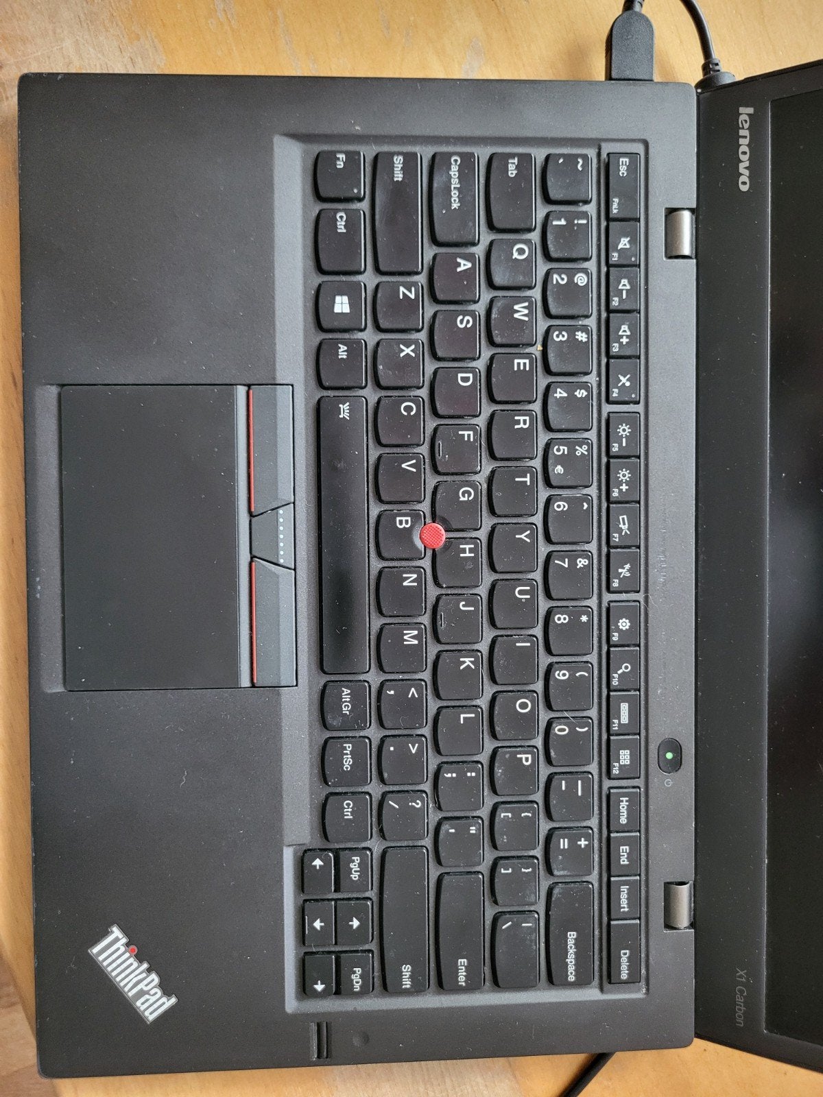 Lenovo X1 Carbon met lader, goede accu, Ophalen, Gebruikt, Intel Core i5-5200U, 2 tot 3 Ghz