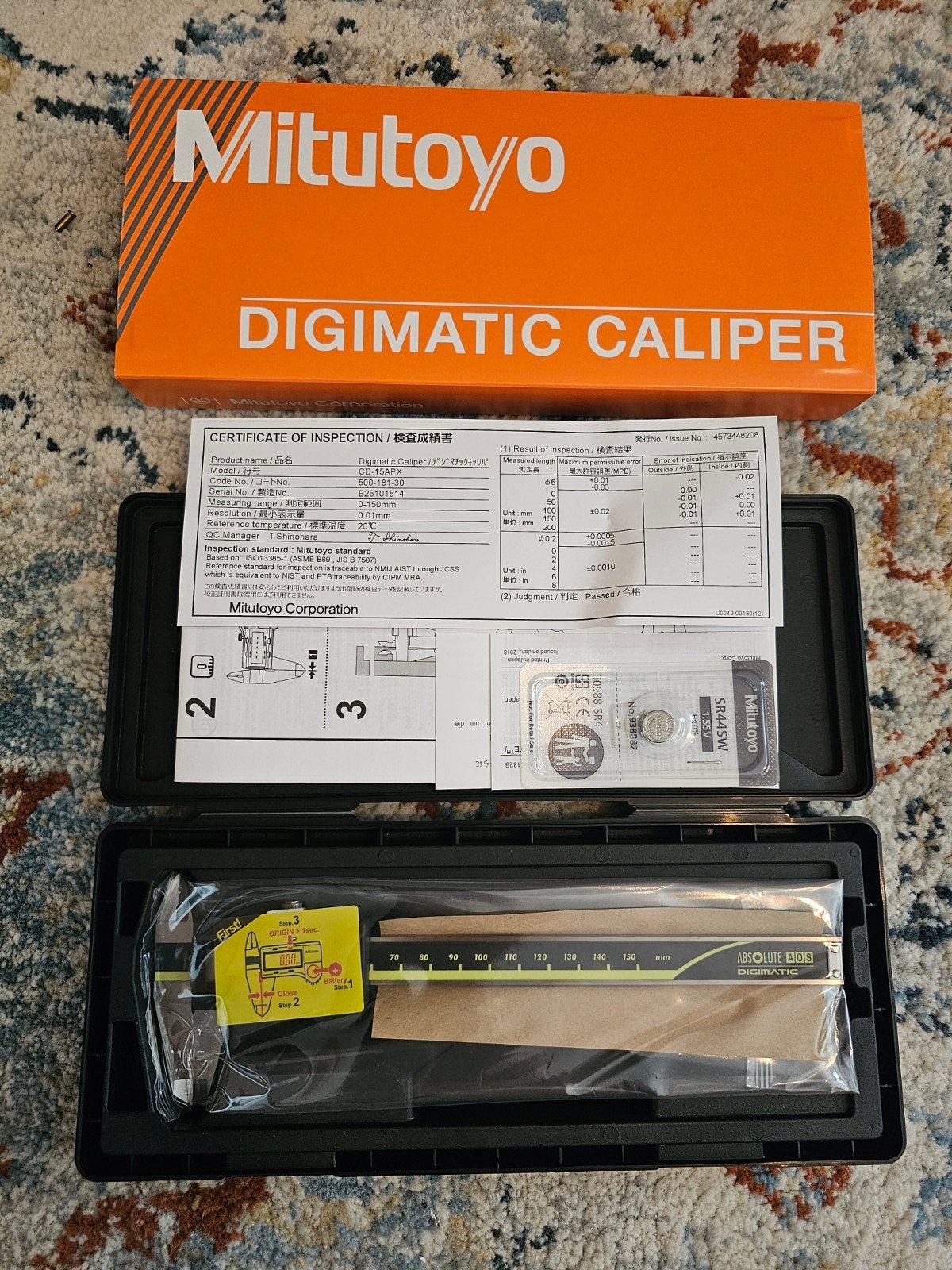 Mitutoyo 500-181-30 Digitale Schuifmaat CD-15APX NIEUW, Ophalen of Verzenden, Nieuw, Afstand