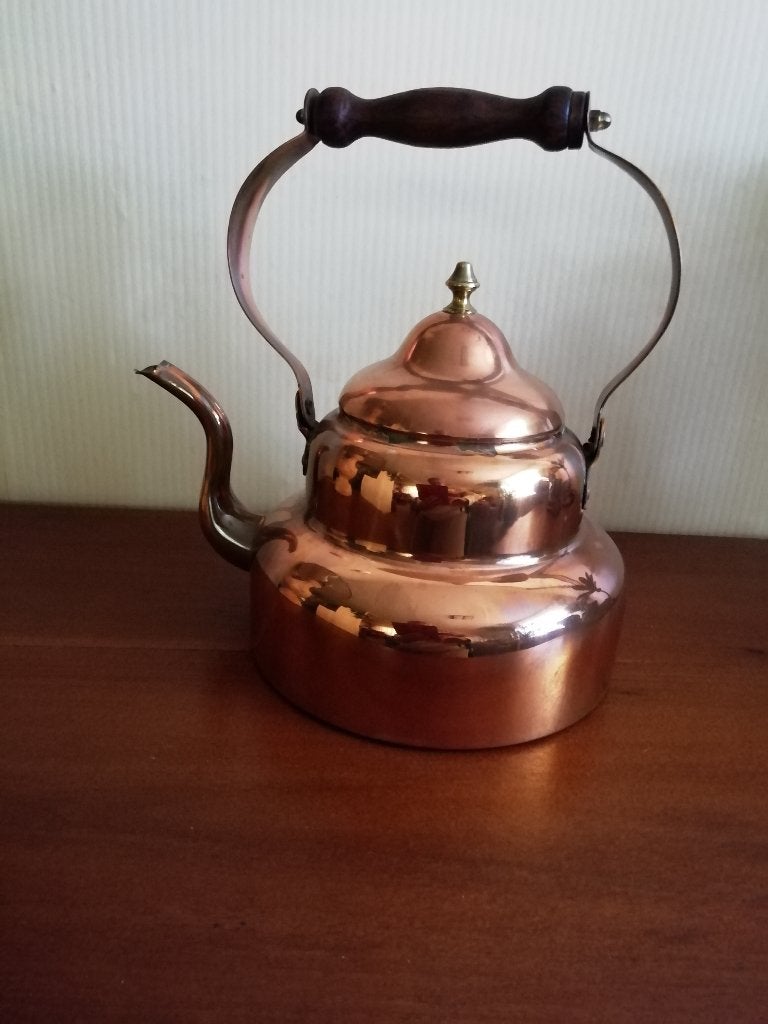 Antieke roodkoperen ketel, Ophalen of Verzenden, Koper