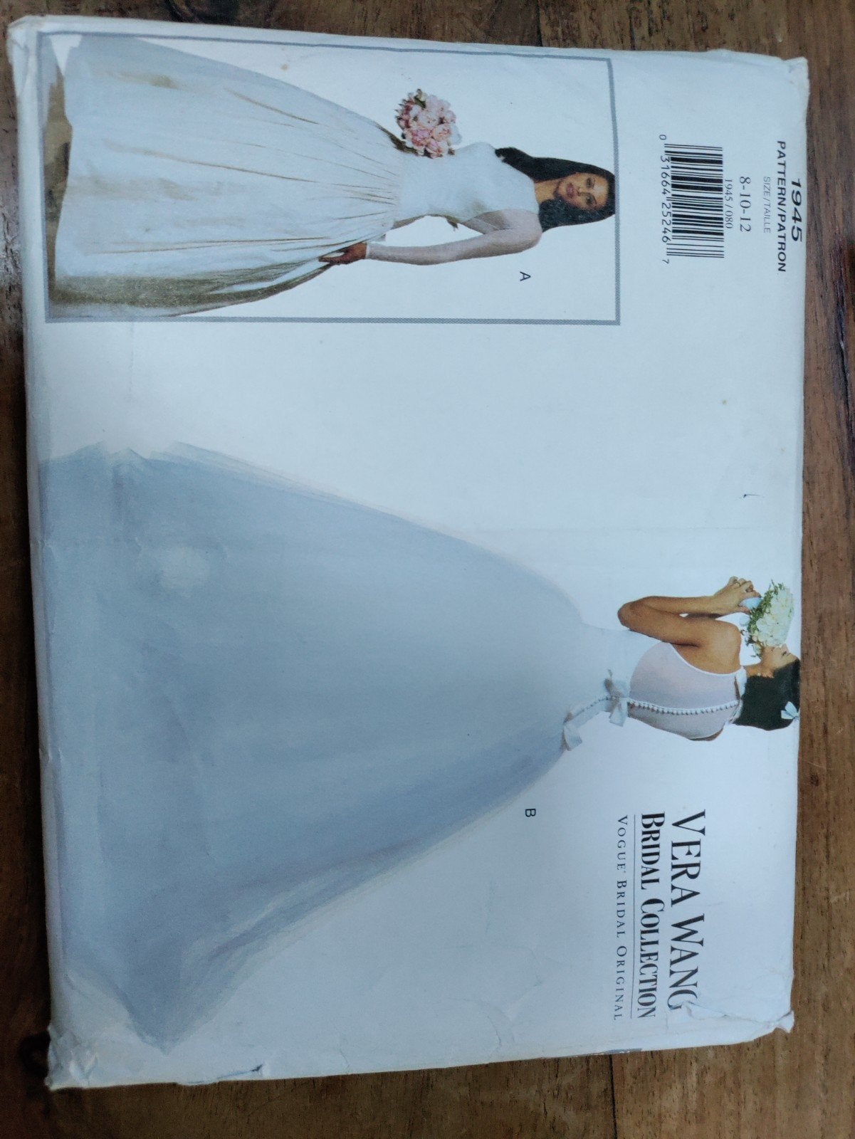 Vogue Bridal Patroon 1945 Trouwjurk Maat 8-10-12, Verzenden