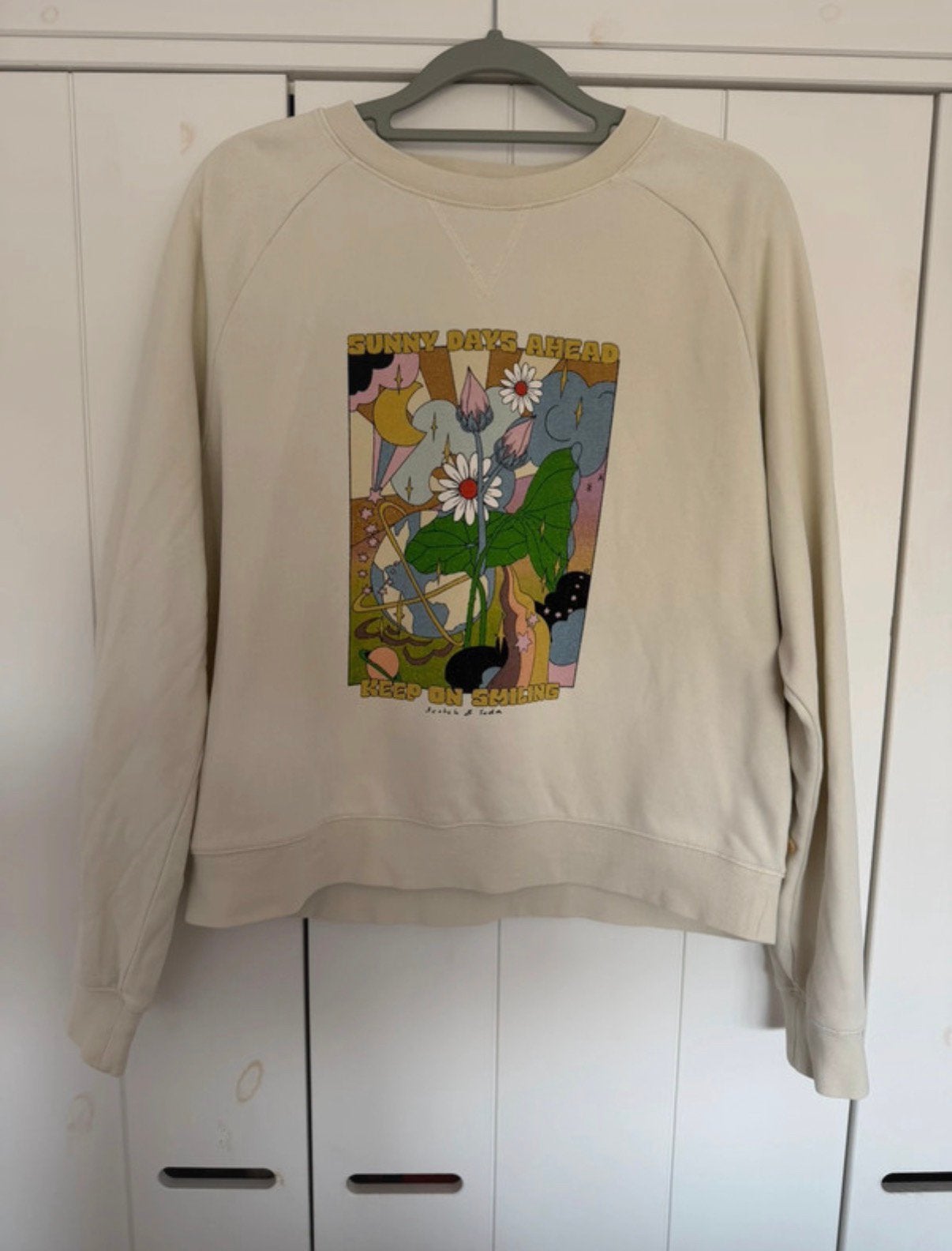 Scotch & Soda sweater M, Ophalen of Verzenden, Zo goed als nieuw, Maat 38/40 (M), Beige