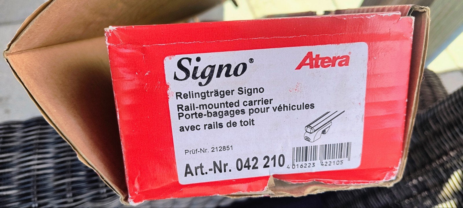 Atera Signo dakdragers - Max. 100kg - Gebruikt, Auto diversen, Dakdragers, Ophalen