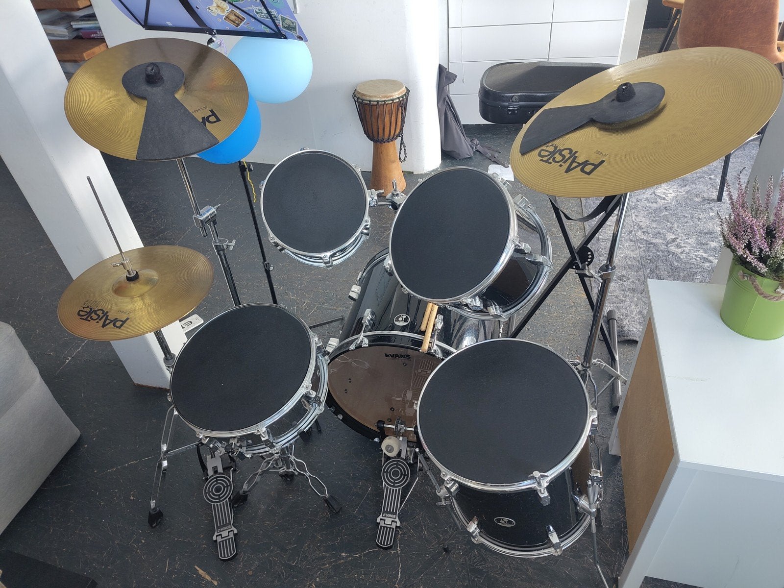 Drumstel sonor force 507, Muziek en Instrumenten, Ophalen, Gebruikt, Sonor