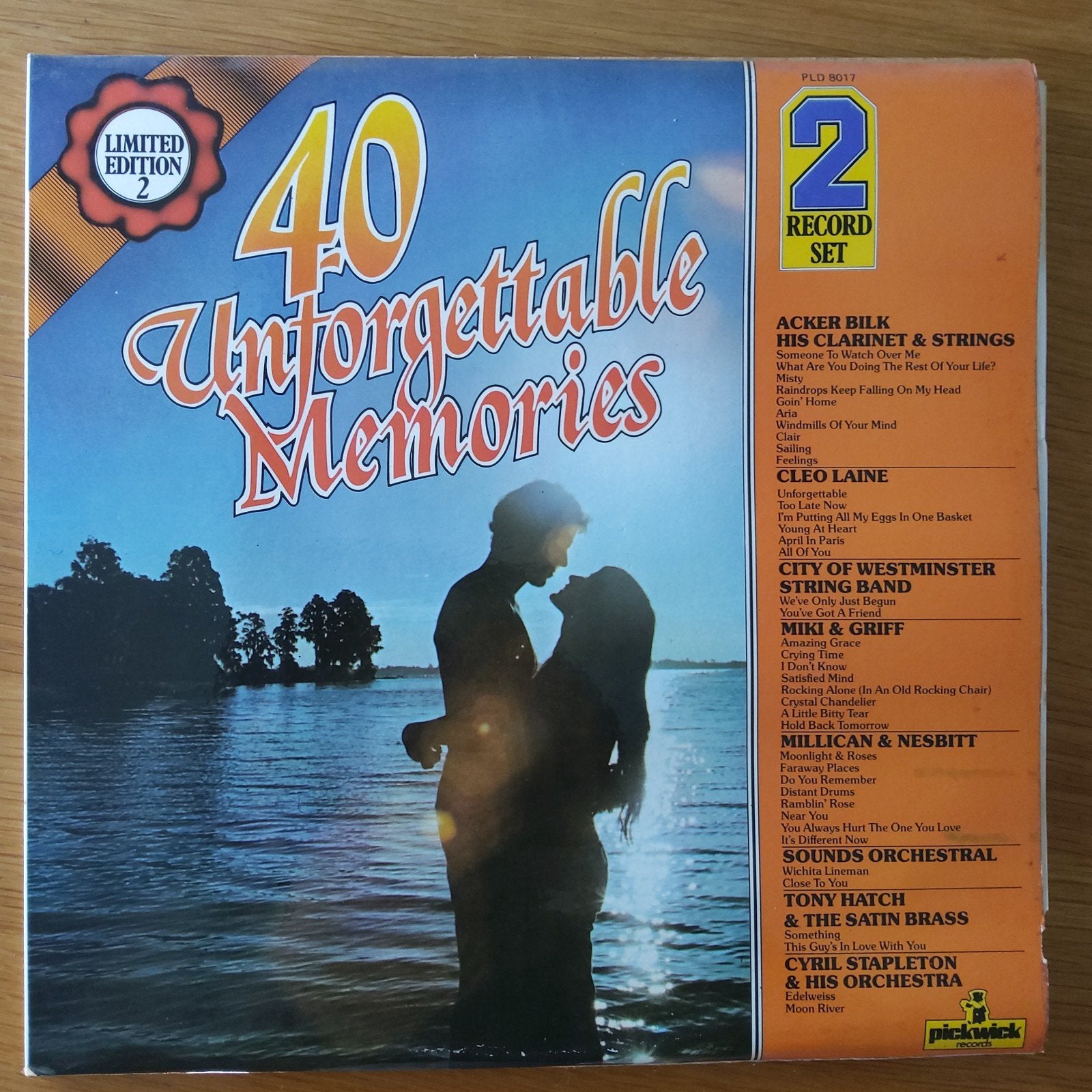 40 Unforgettable Memories - 2 Record Set (Limited Edition), Gebruikt, Pop, Ophalen of Verzenden, Dubbel-LP