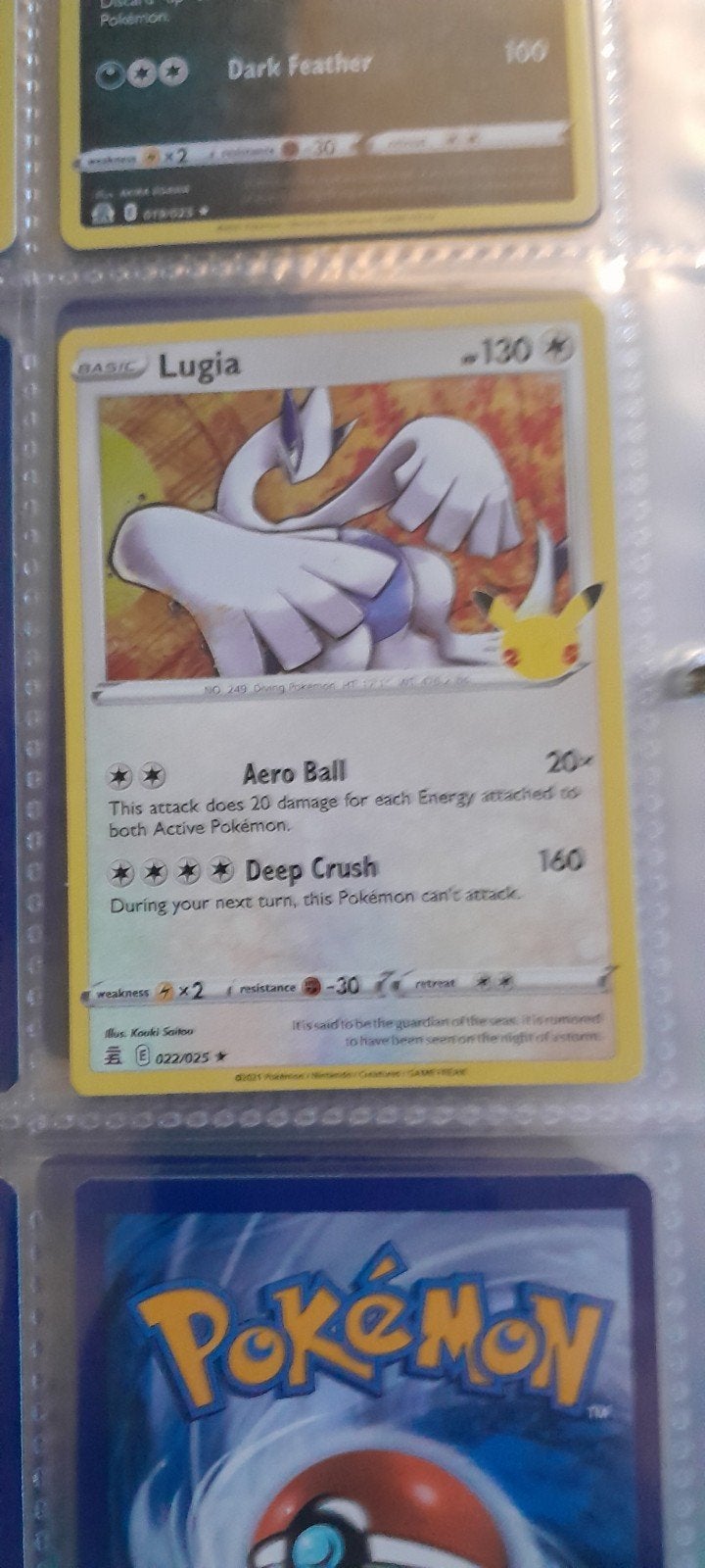 Pokémon Kaart Lugia Celebrations 022/025, Ophalen