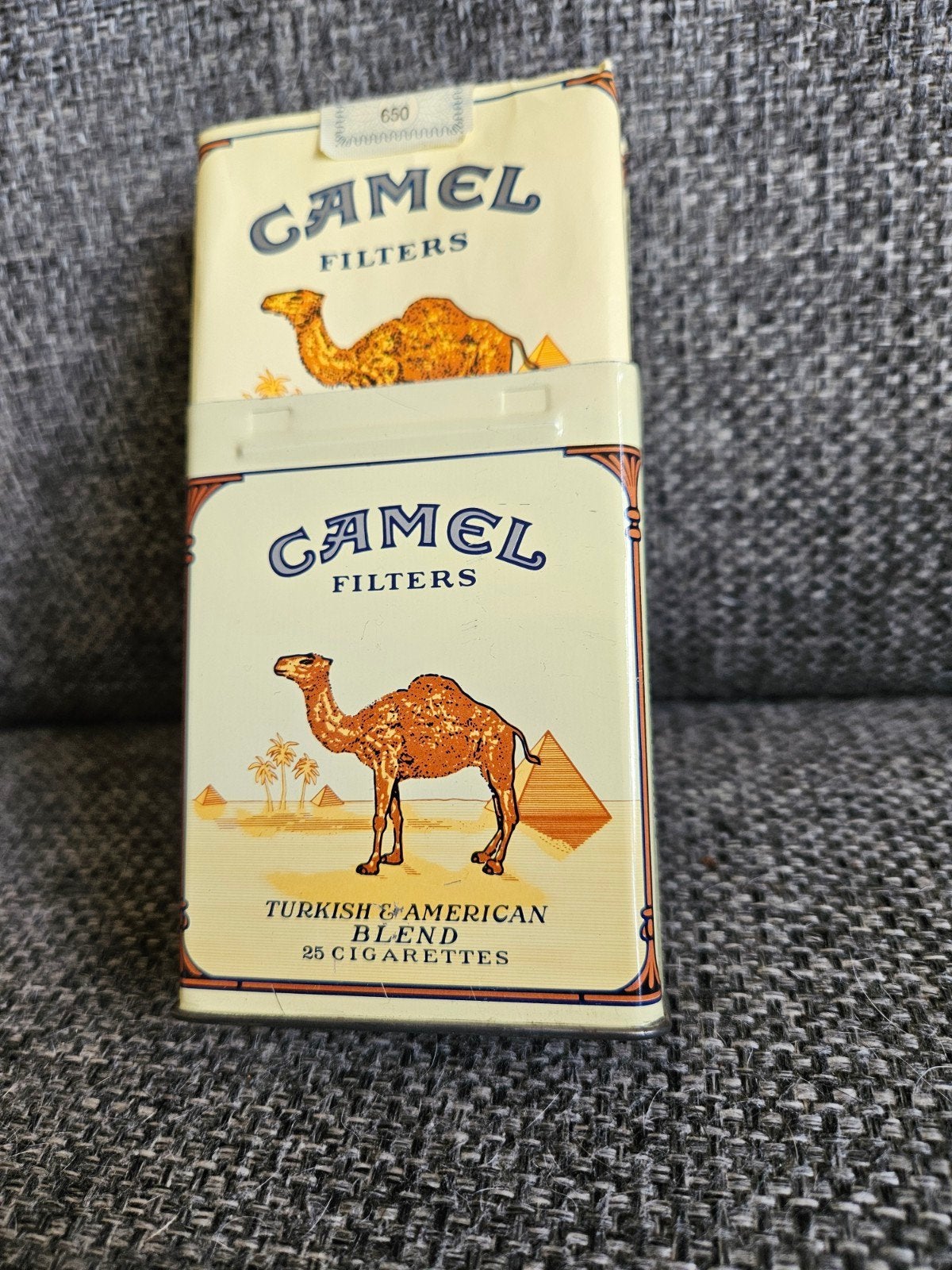 Camel Filters sigarettenblikje - Leeg, Verzenden, Gebruikt, Overige