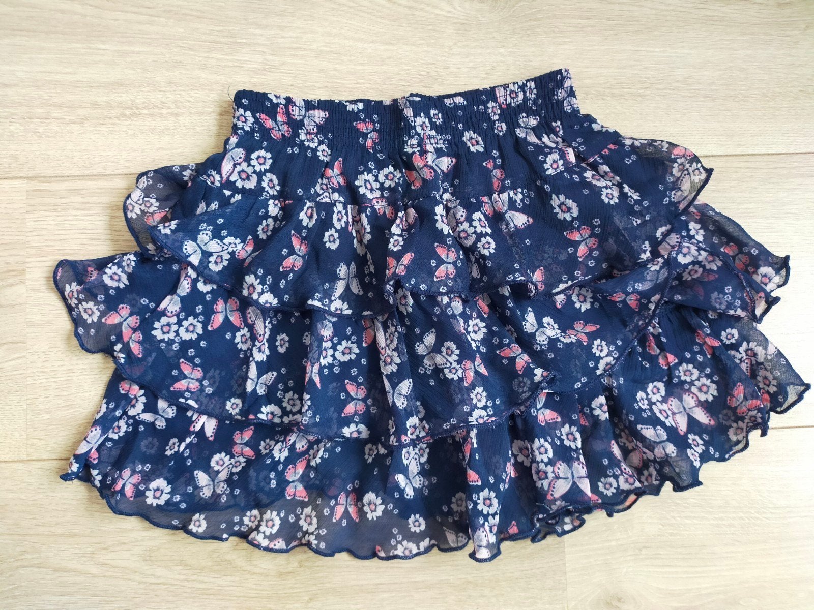 Zgan! Schattig blauw gebloemd rokje van Dopodopo! Mt 116, Meisje, Ophalen of Verzenden, Zo goed als nieuw, Dopodopo