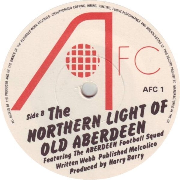 Aberdeen Football Squad - European Song / The Northern Light, Ophalen, Gebruikt, Buitenlandse clubs, Overige typen