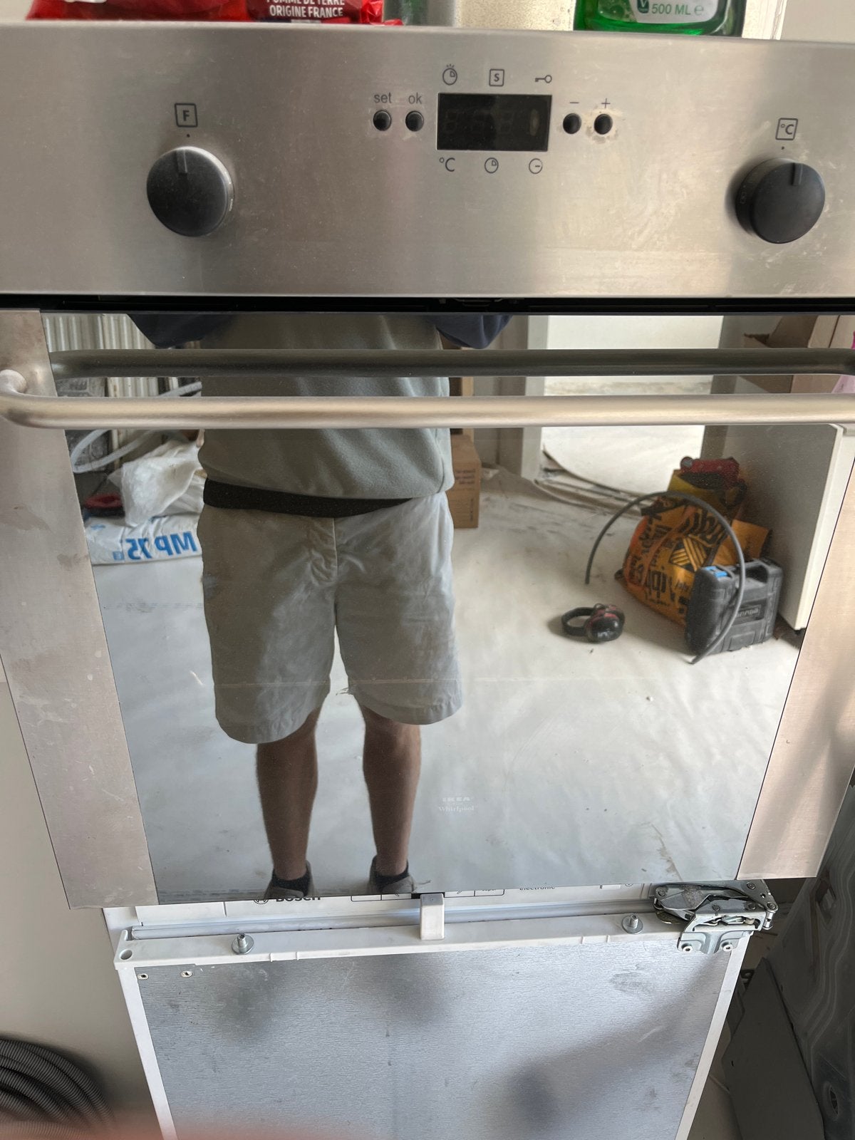 Whirlpool Inbouw Heteluchtoven - Gebruikt, Ophalen, Gebruikt, Hete lucht, 60 cm of meer