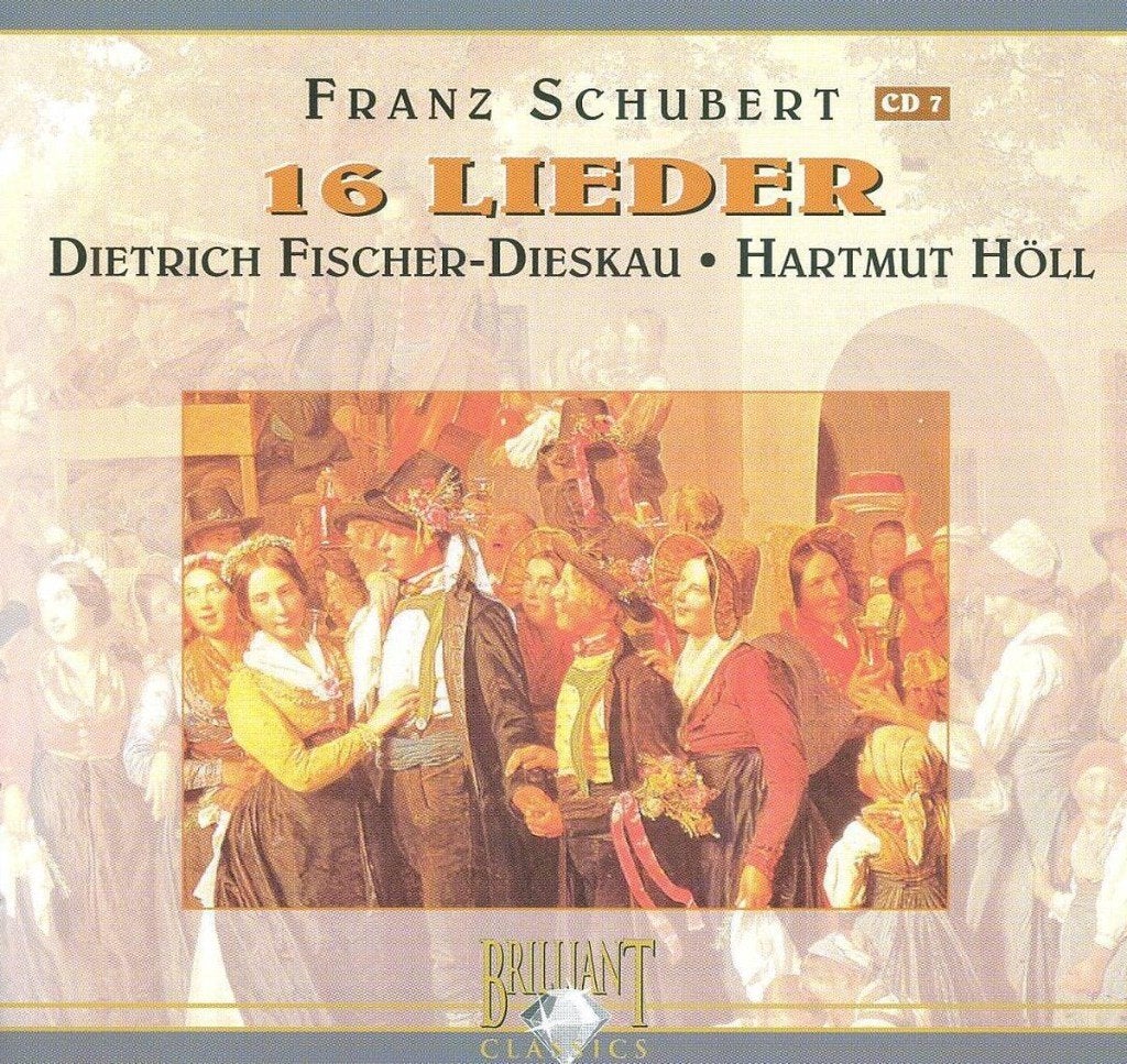 Cd Schubert : 16 Lieder Dietrich Fischer Dieskau, Ophalen of Verzenden, Zo goed als nieuw, Romantiek, Album