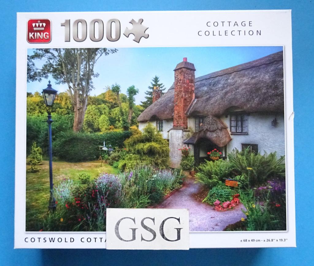 Cotswold cottage 1000 st nr. 05812, Hobby en Vrije tijd, Denksport en Puzzels, Zo goed als nieuw, Legpuzzel, 500 t/m 1500 stukjes