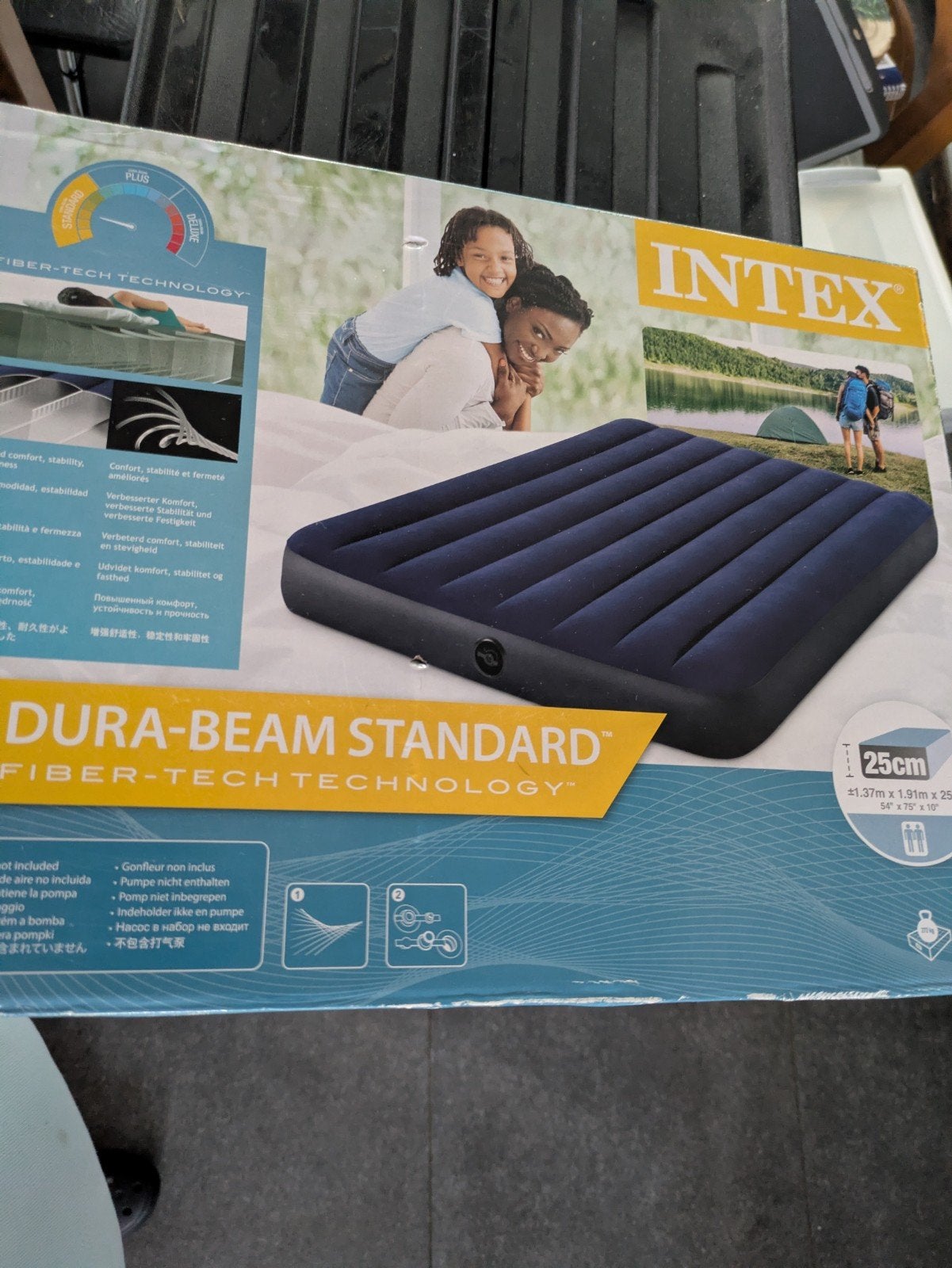 Intex Dura-Beam Standard Luchtbed - 2-persoons, Ophalen of Verzenden, Nieuw, 2-persoons