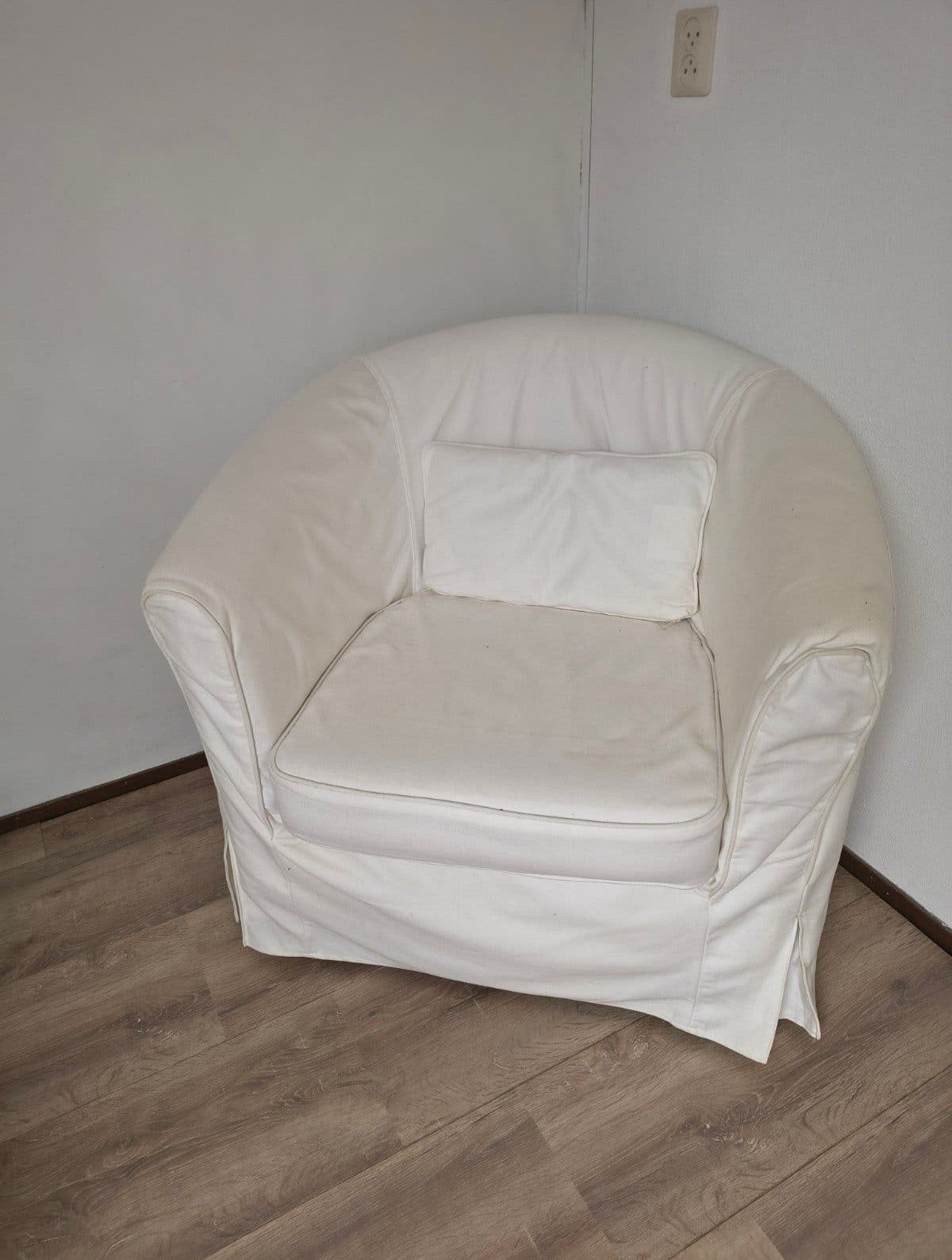 Witte IKEA TULLSTA fauteuil, Ophalen, Wit, Eén