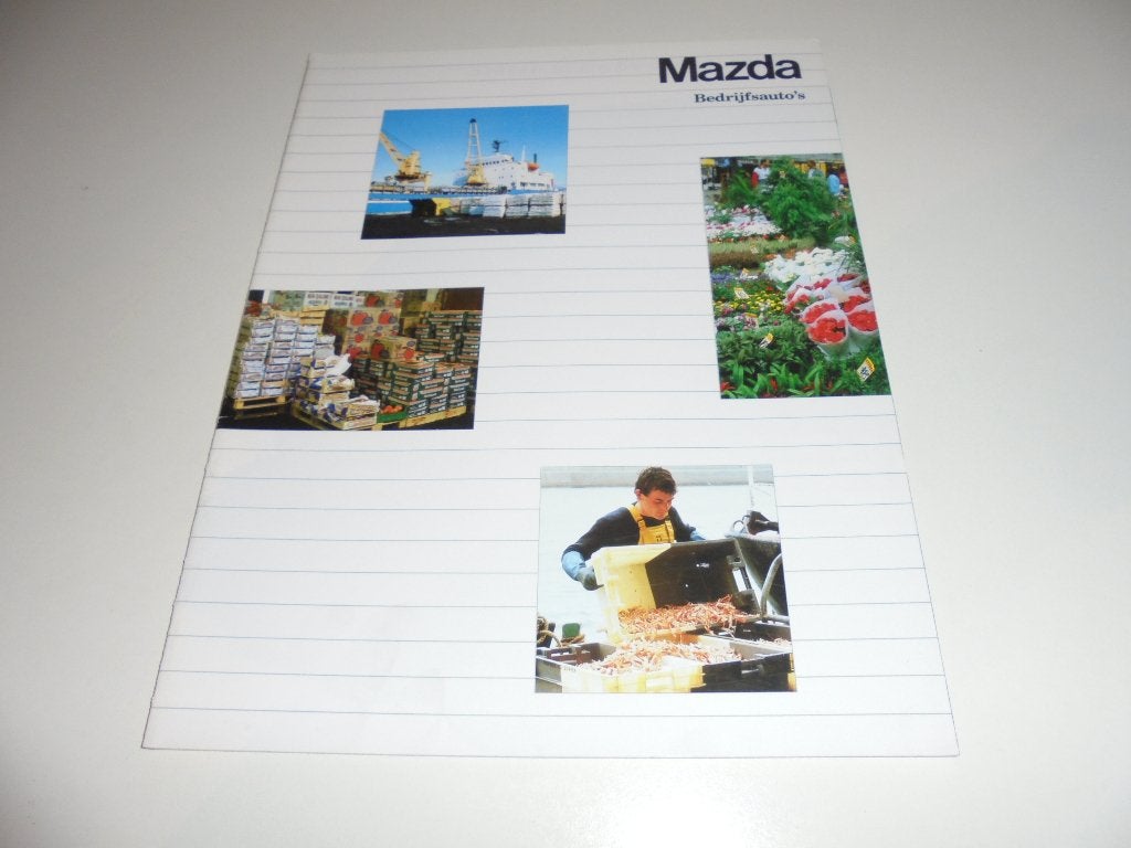 brochure Mazda bedrijfswagens  1992, Boeken, Auto's | Folders en Tijdschriften, Ophalen of Verzenden, Nieuw, Mazda