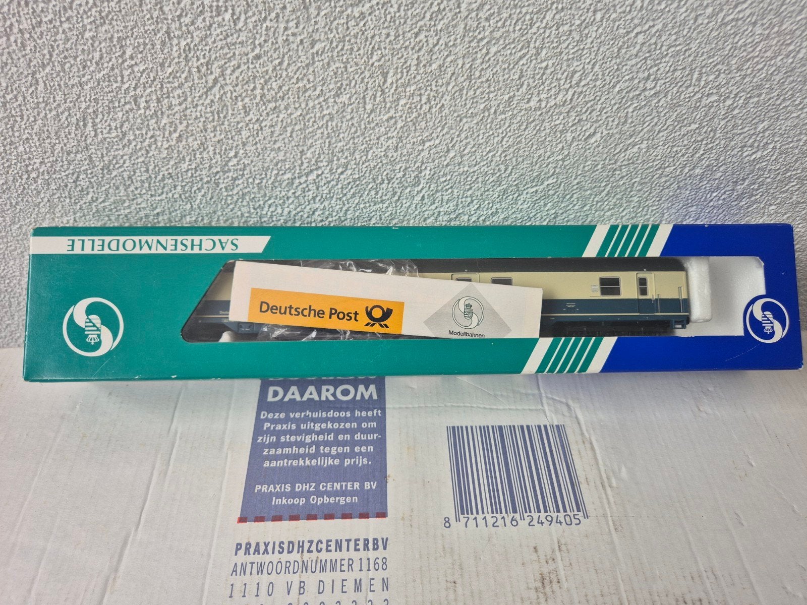 Sachsenmodelle H0 Deutsche Post Wagon - Zo goed als nieuw, Overige merken, Gelijkstroom, Wagon, Ophalen of Verzenden