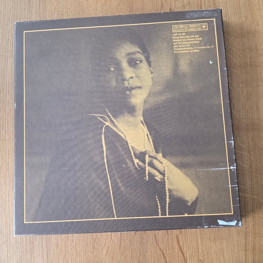 Bessie Smith – Bessie Smith (DE1977) (VG+/VG+) 10 LP box!, Ophalen of Verzenden, 12 inch, Jazz, LP