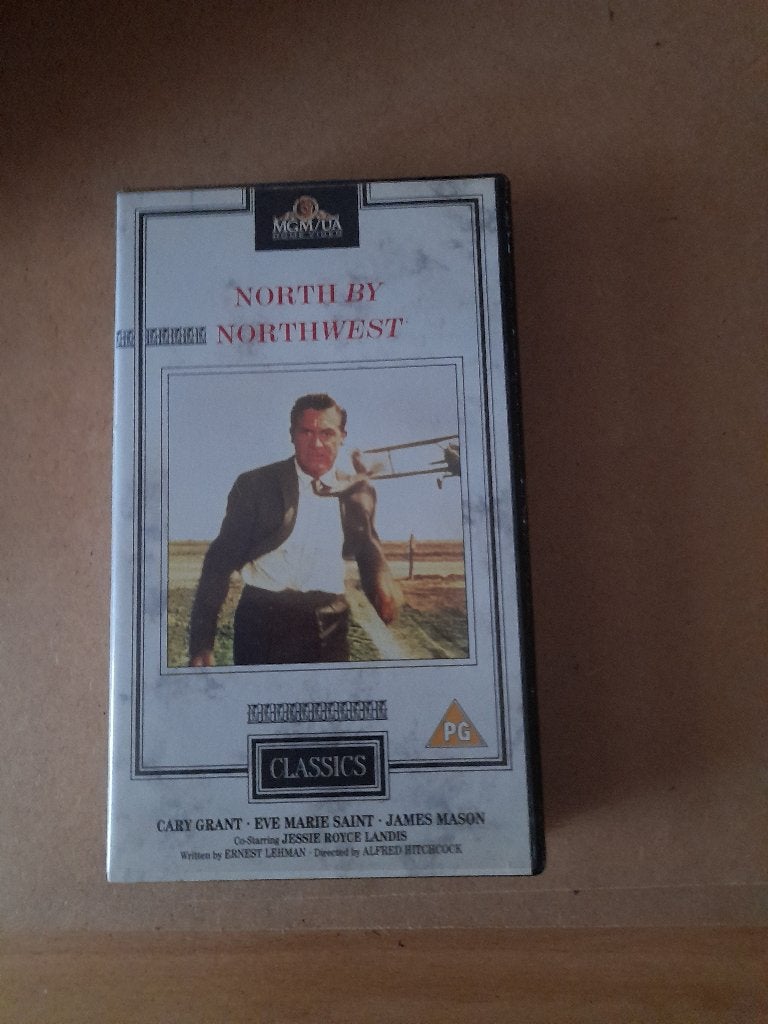 North by Northwest VHS  Alfred Hitchcock, Cd's en Dvd's, VHS | Film, Alle leeftijden, Ophalen of Verzenden, Zo goed als nieuw