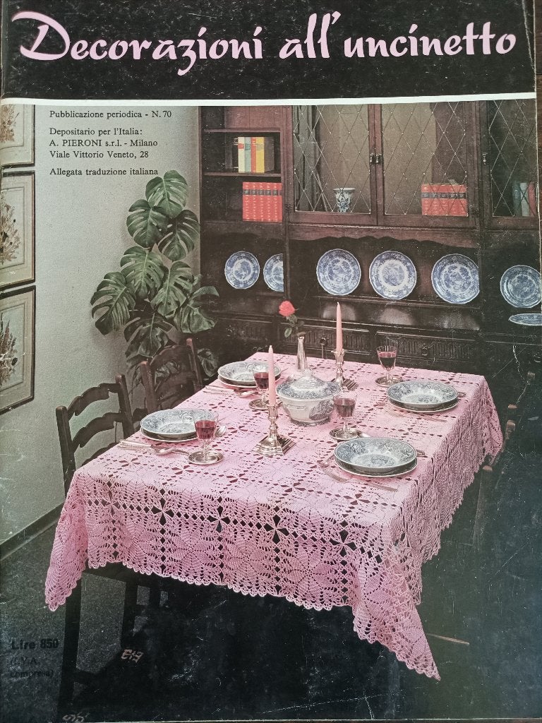 Lang Decorazioni all' uncinetto vintage haakpatronen, Ophalen of Verzenden, Zo goed als nieuw, Breien en Haken