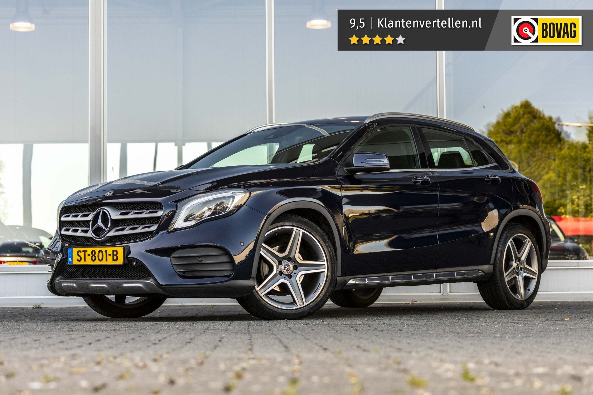 Mercedes-Benz GLA 180 Business Solution AMG Upgrade Edition, Auto's, 12 maanden, Gebruikt, 4 cilinders, Blauw
