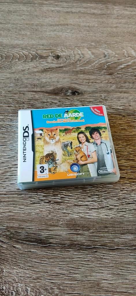 DS Game - Red De Aarde Jouw Missie Bescherm Dieren In Nood, Avontuur en Actie, 1 speler, Ophalen of Verzenden, Zo goed als nieuw