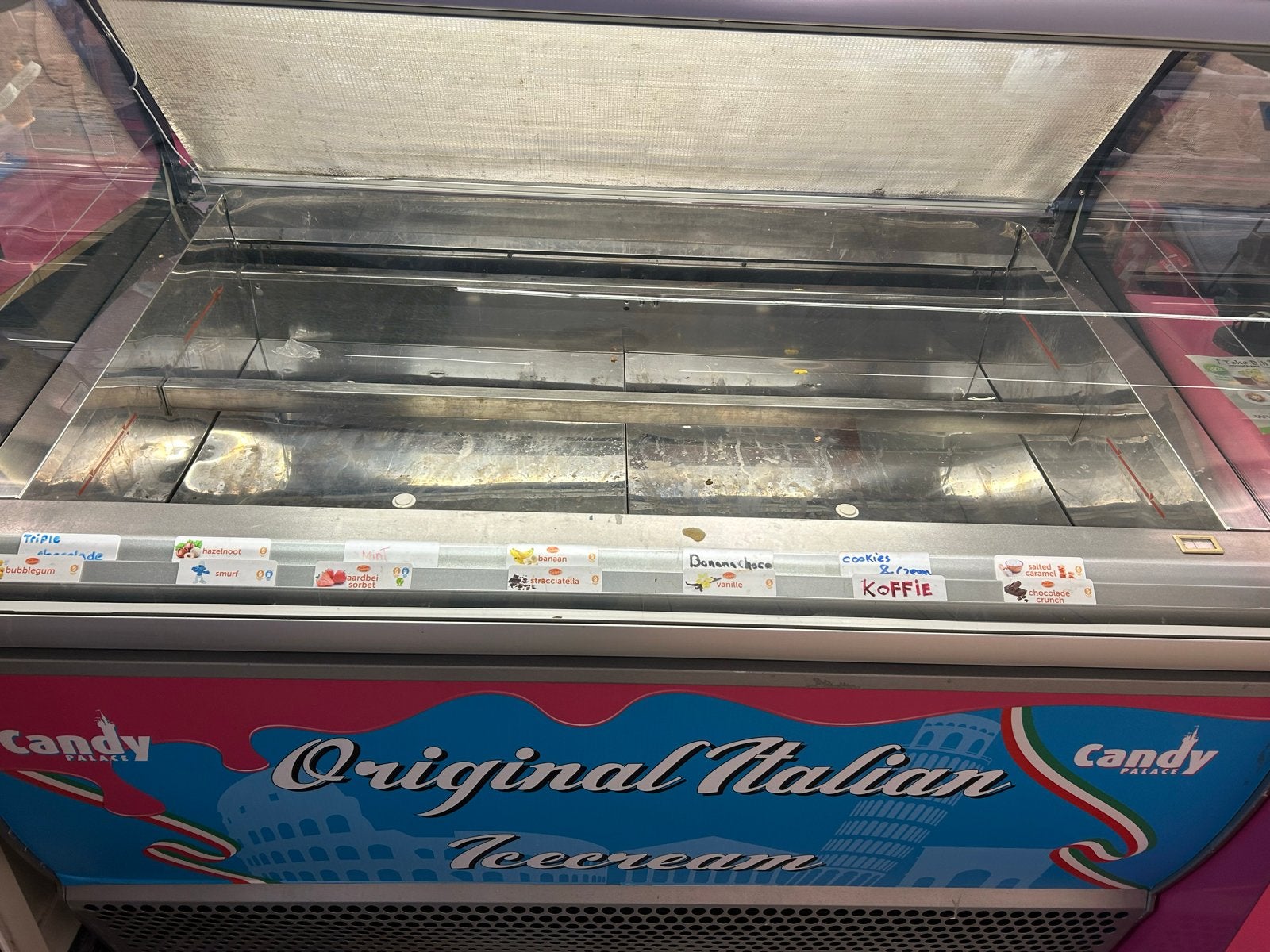 16 Baks Diepvries Ijsvitrine - Candy Palace, Witgoed en Apparatuur, Koelkasten en IJskasten, Gebruikt, 200 liter of meer, 60 cm of meer