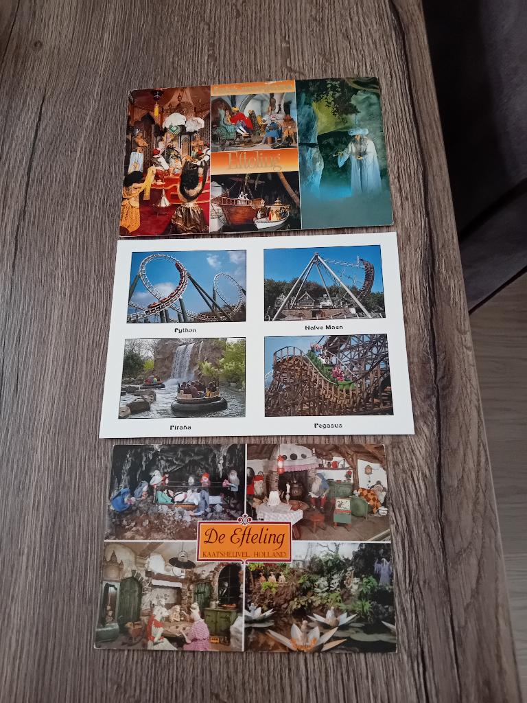 Efteling ansichtkaarten, Ophalen of Verzenden, Gebruikt, Overige typen