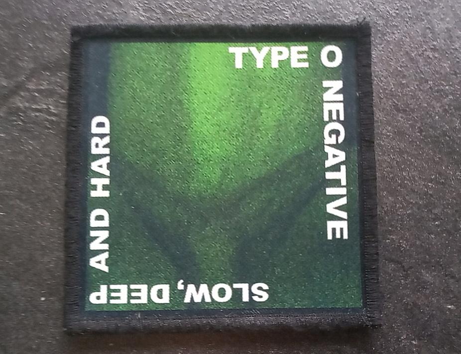 Type O Negative zeer mooie slow,deep and hard patch t270, Verzenden, Nieuw, Kleding