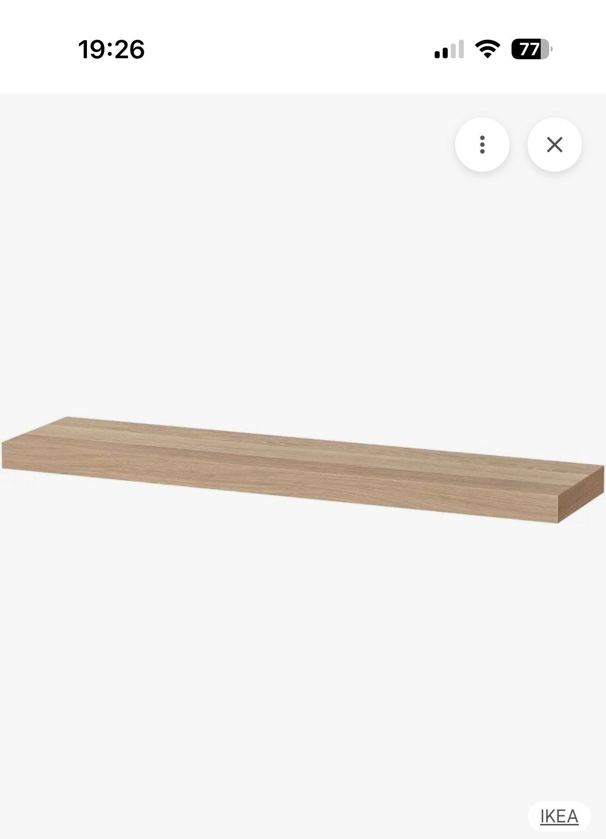 Ikea lack 190x26, Huis en Inrichting, Woonaccessoires | Wandplanken en Boekenplanken, Ophalen, Zo goed als nieuw