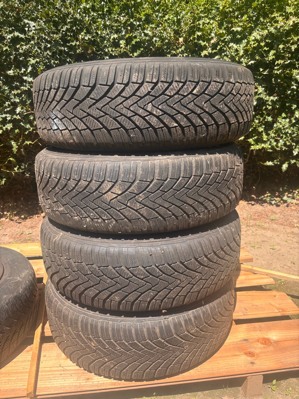 Continental ContiWinterContact Winterbanden op velg 195/65 R, Ophalen, Gebruikt