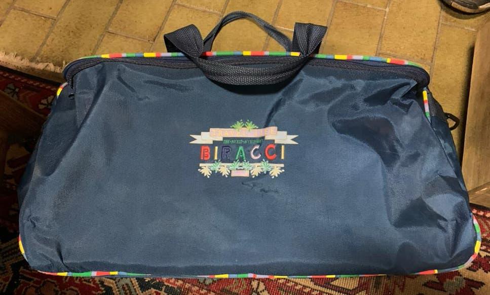 Biracci Reistas - Donkerblauw met Kleurrijke Details, Ophalen of Verzenden, Gebruikt