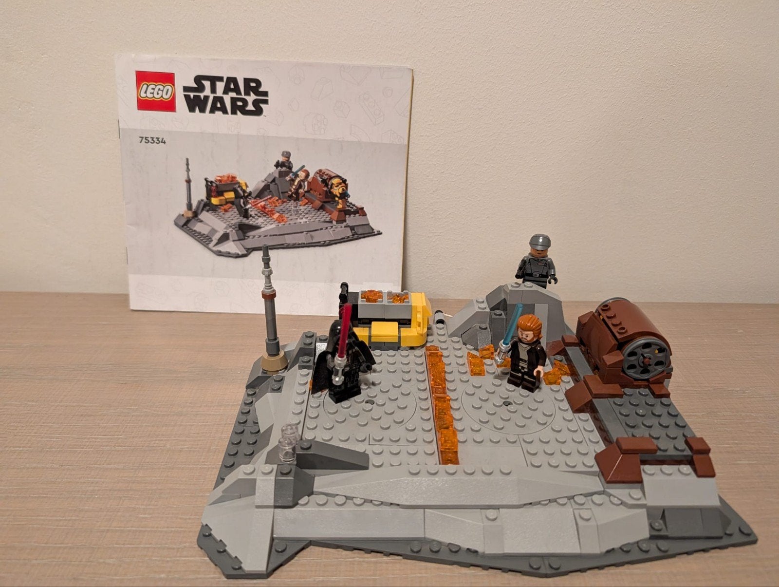 LEGO Star Wars 75334 - Obi-Wan Kenobi vs. Darth Vader - zgan, Star Wars, Lego, Ophalen of Verzenden, Complete set