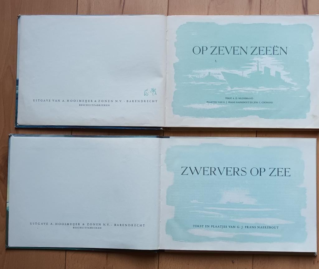 Twee plaatjesalbums, scheepvaart (Hooimeijer), Ophalen of Verzenden, Gebruikt, Boek of Tijdschrift
