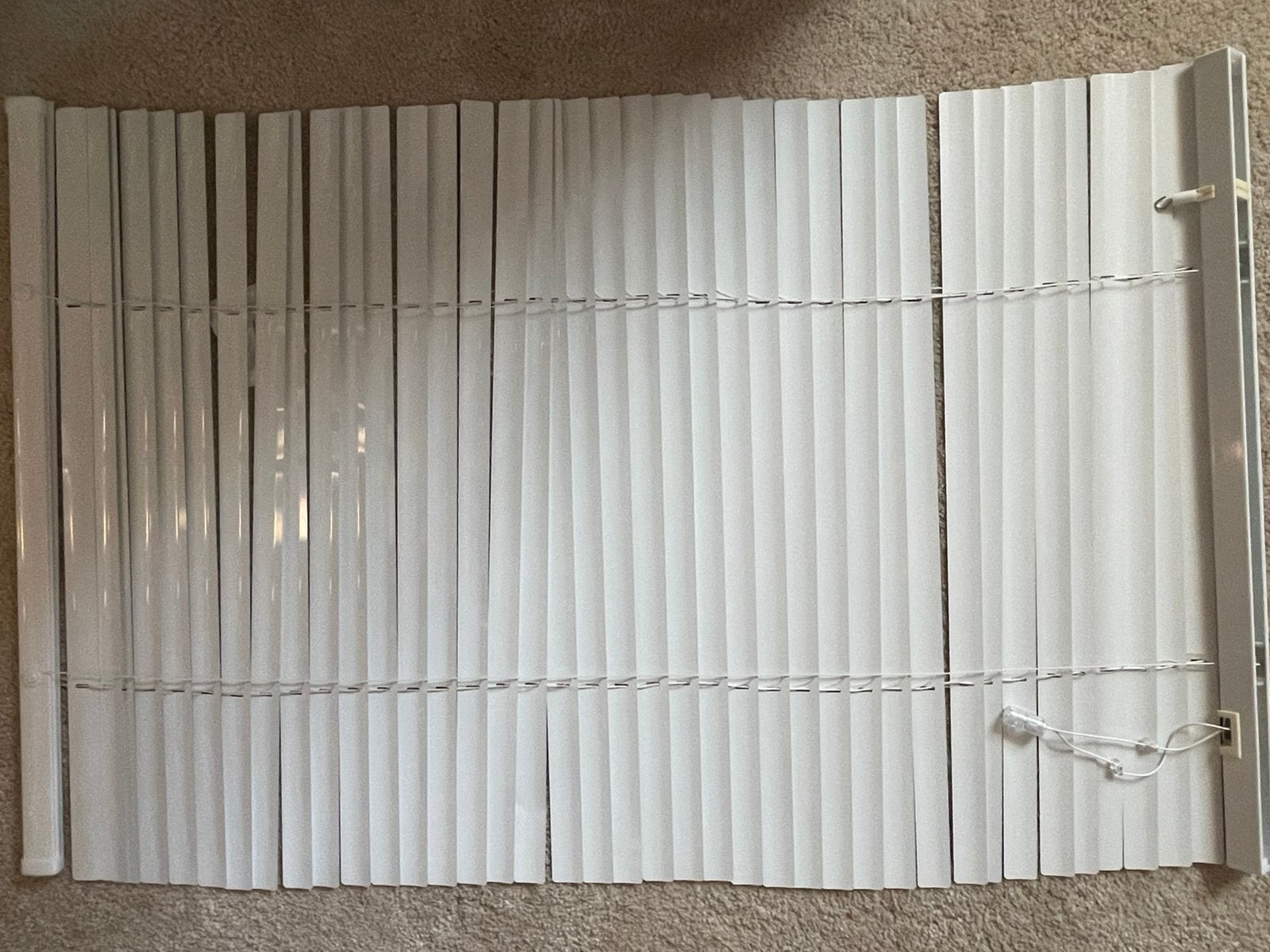 Luxaflex wit verschillende maten, Ophalen, Gebruikt, Wit, Metaal