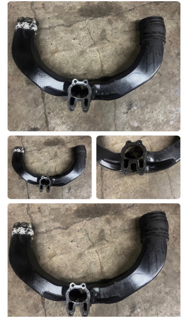 Mercruiser 4.3L V6 Exhaust V- pipe, Watersport en Boten, Ophalen of Verzenden, Gebruikt, Motor en Techniek