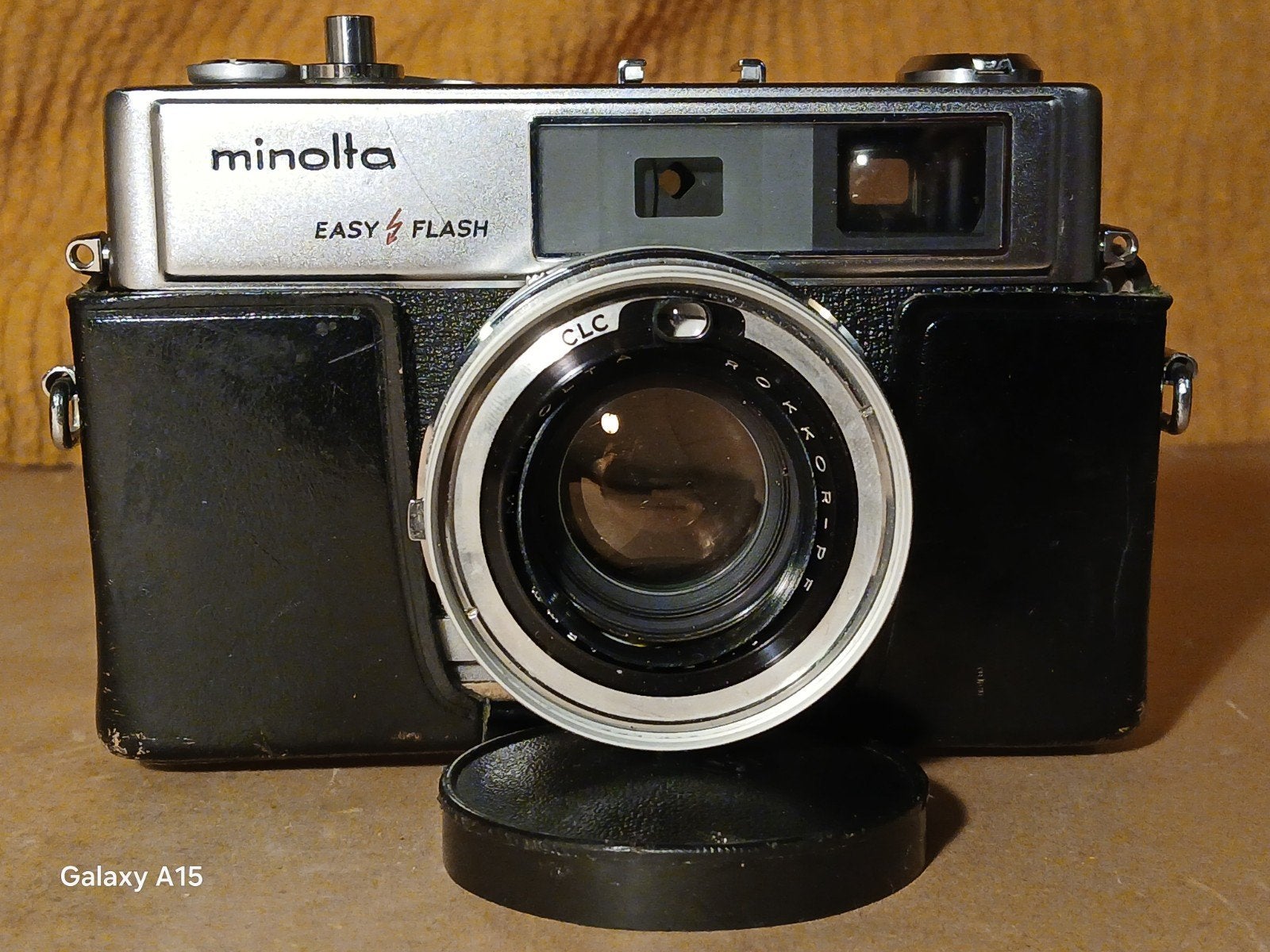 Minolta Hi-Matic 9 met Rokkor-PF lens - Vintage camera, Ophalen of Verzenden, Gebruikt, Compact, Minolta