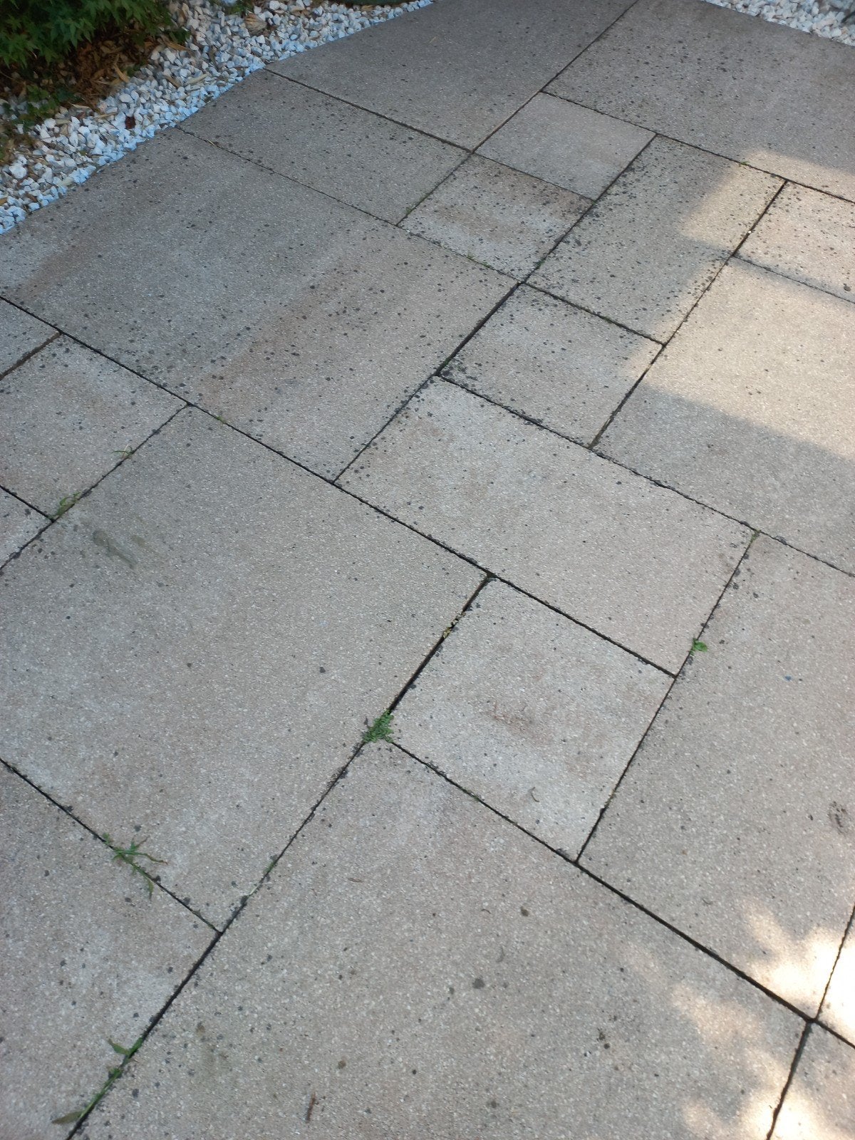 gratis 7 dikke tegels, Ophalen, Beton, Terrastegels