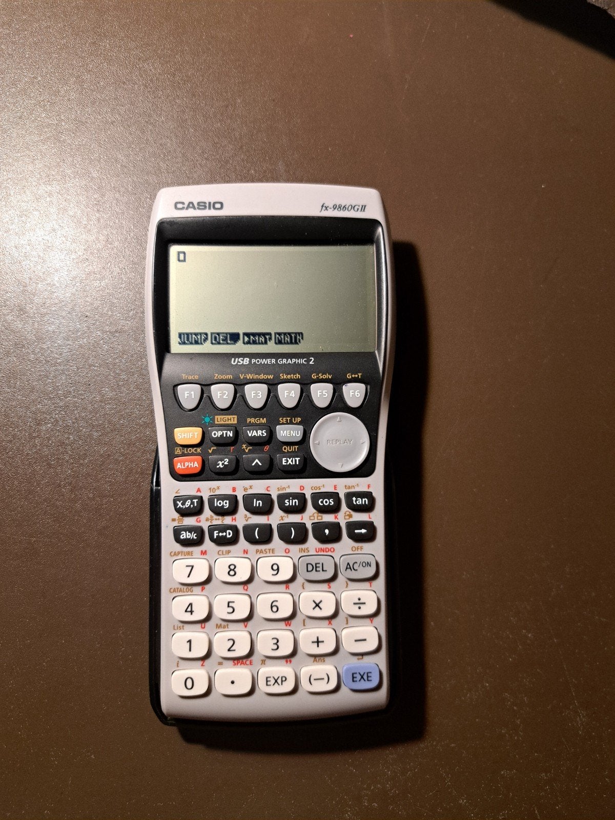 CASIO fx-9860GII grafische rekenmachine, Diversen, Ophalen of Verzenden, Grafische rekenmachine, Gebruikt