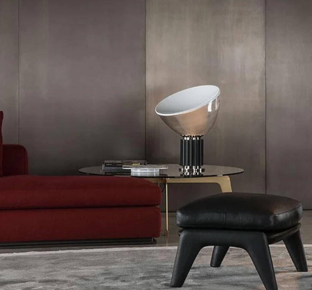 Flos Taccia Black large, Huis en Inrichting, Lampen | Tafellampen, Zo goed als nieuw, 50 tot 75 cm, Glas, Metaal, Ophalen