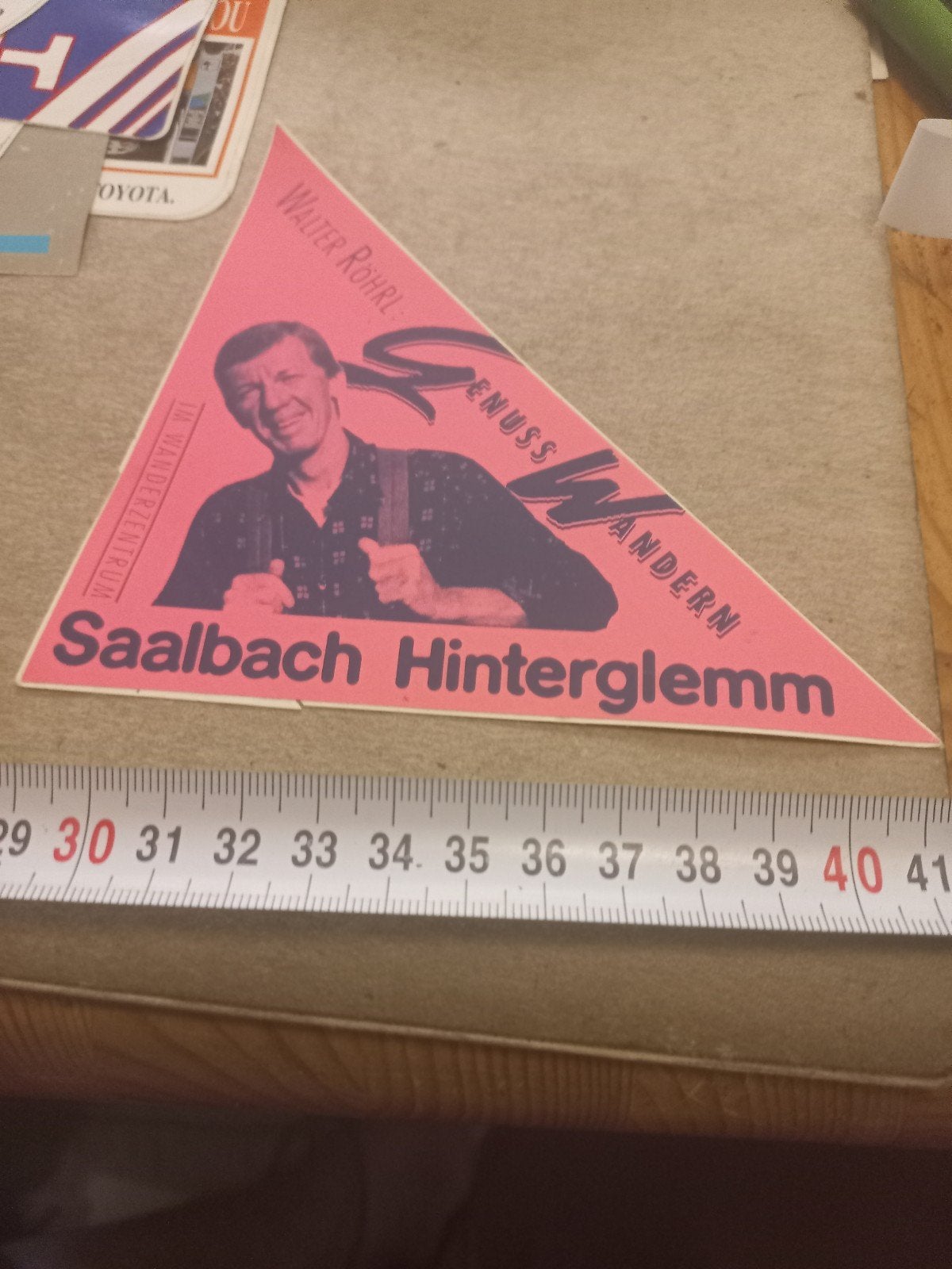 Walter Röhrl Saalbach Hinterglemm Sticker, Ophalen of Verzenden