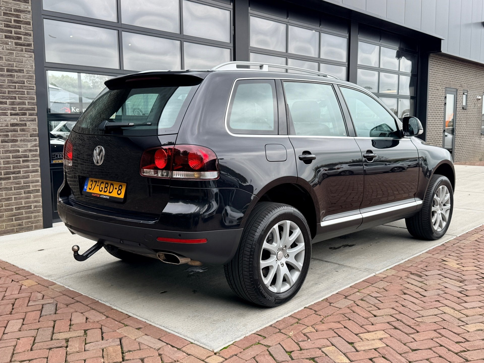 Volkswagen Touareg 3.6 V6 FSI Highline | Leer | Stoelver | C, Automaat, Gebruikt, Zwart, Zwart