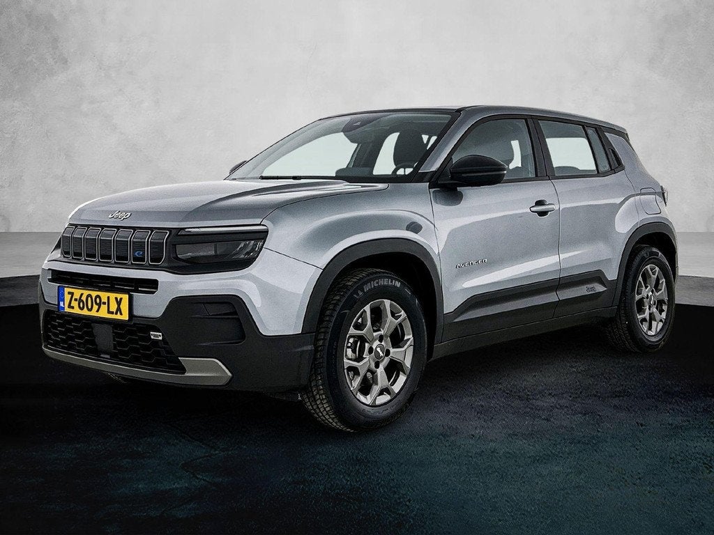 Jeep Avenger Longitude 54 kWh 156pk Automaat ACCU 95% | 3 Fa, Auto's, Parkeersensor, Gebruikt, 156 pk, Origineel Nederlands