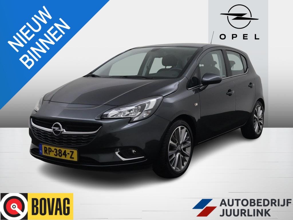 Opel Corsa 1.0 Turbo Innovation Trekhaak/Ecc/17inch/H.Leder, Auto's, Voorwielaandrijving, Stof, Gebruikt, 49 €/maand