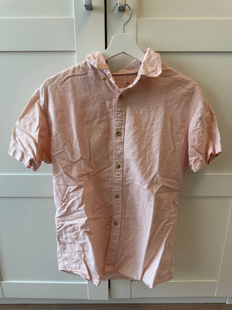 Jack&Jones Essential summer shirt, roze, Zo goed als nieuw, Roze, Jack & Jones, Halswijdte 39/40 (M)