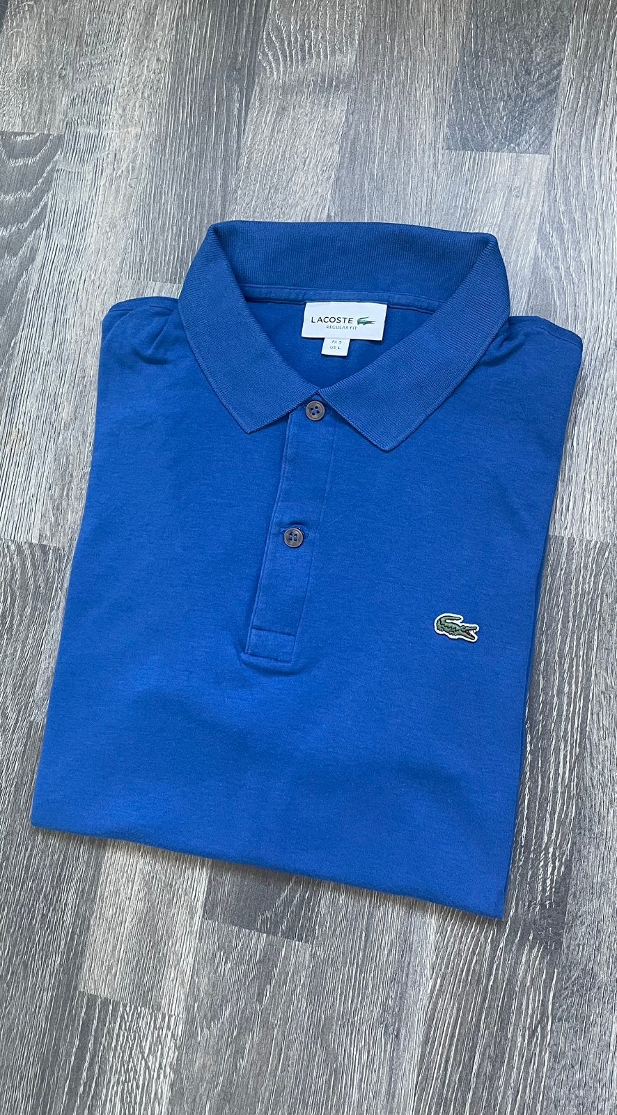 Lacoste polo maat L, Kleding | Heren, Polo's, Ophalen of Verzenden, Zo goed als nieuw, Maat 52/54 (L), Blauw