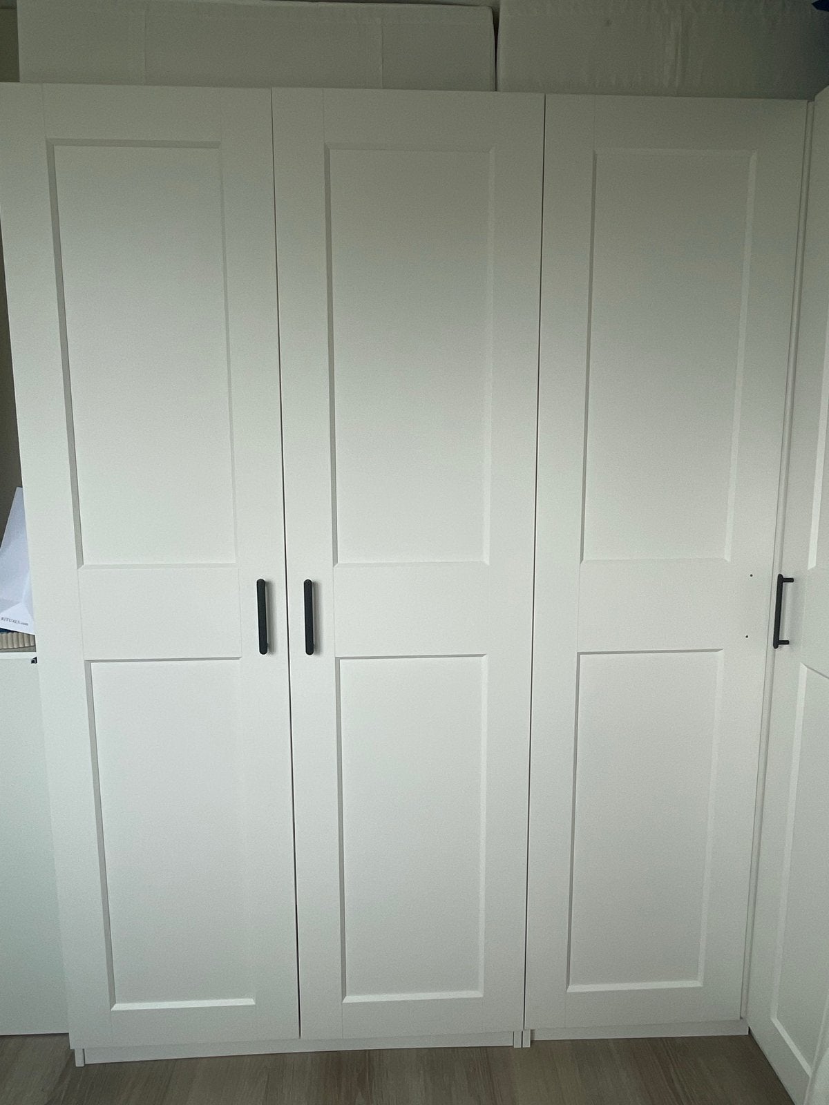 7x Ikea pax Grimo deuren wit 50x195, Huis en Inrichting, 200 cm of meer, 150 tot 200 cm, Ophalen of Verzenden, Zo goed als nieuw
