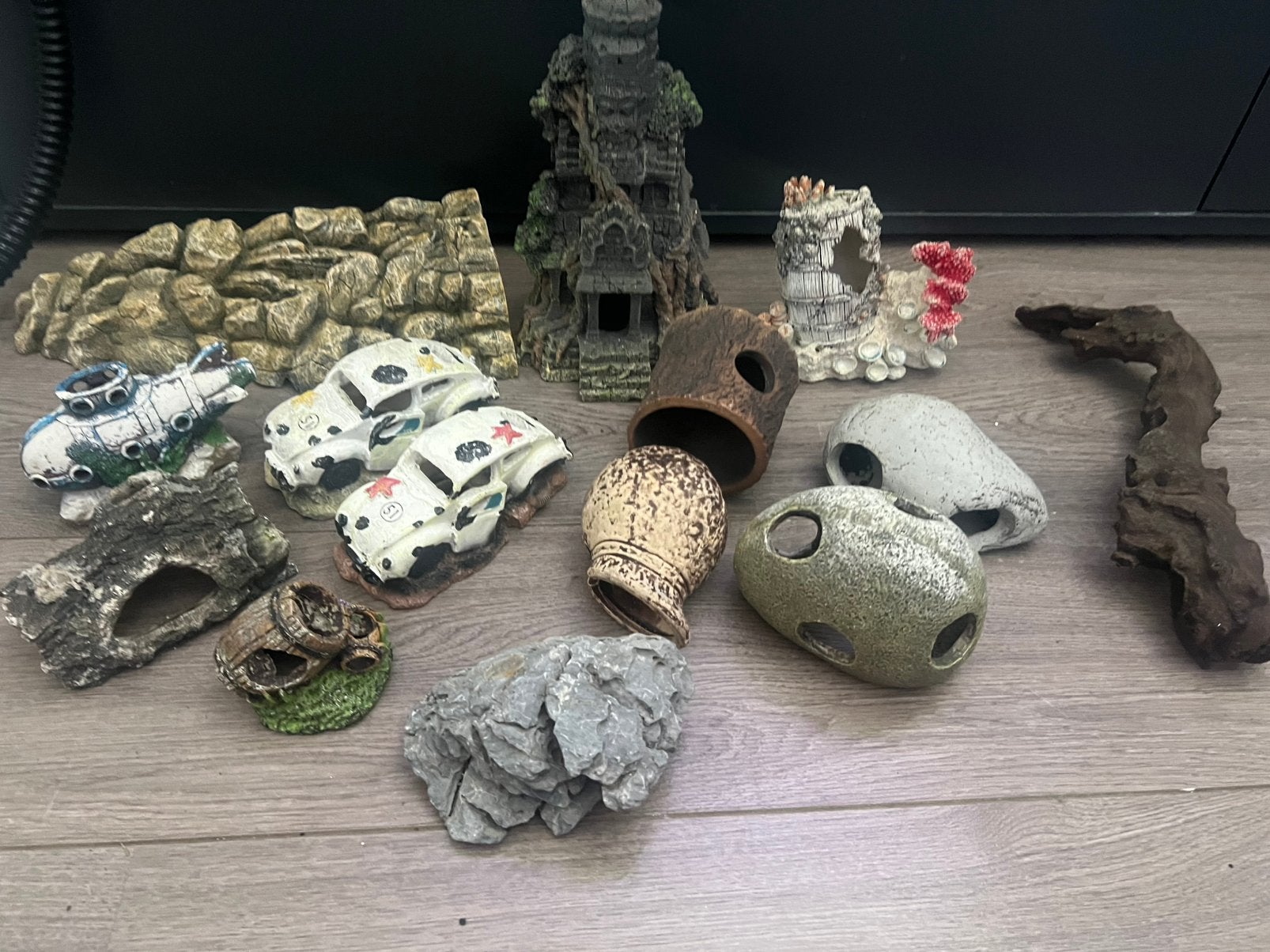 aquarium accessoires 5 € per stuk of 25€ alles, Ophalen, Leeg aquarium