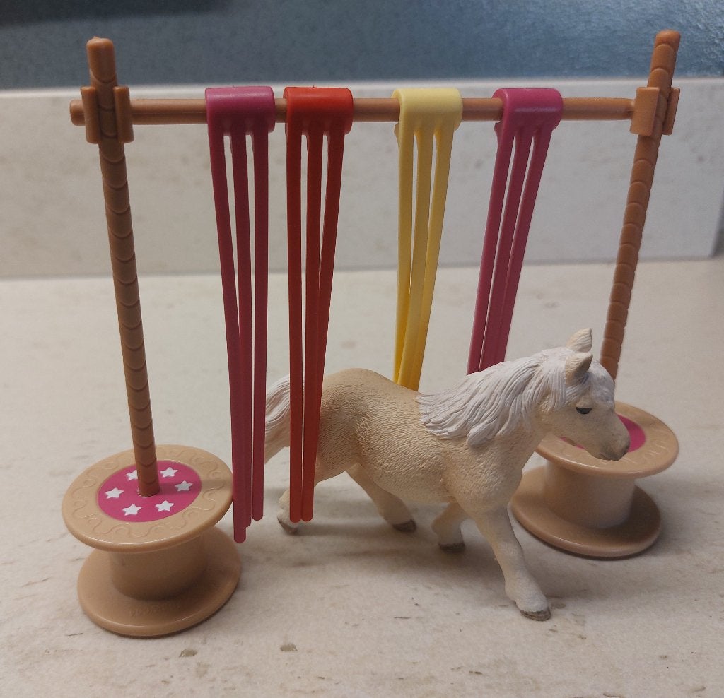 Schleich 3-8 jaar Farm world - pony trainer - 42484 (+ doos), Verzamelen, Ophalen of Verzenden, Zo goed als nieuw