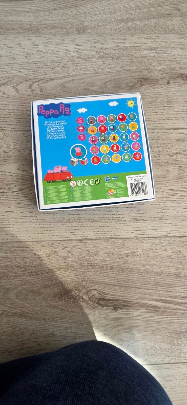 Peppa Pig Catch The Cards Spel - Zo goed als nieuw, Drie of vier spelers, Ophalen of Verzenden, Zo goed als nieuw, Jumbo
